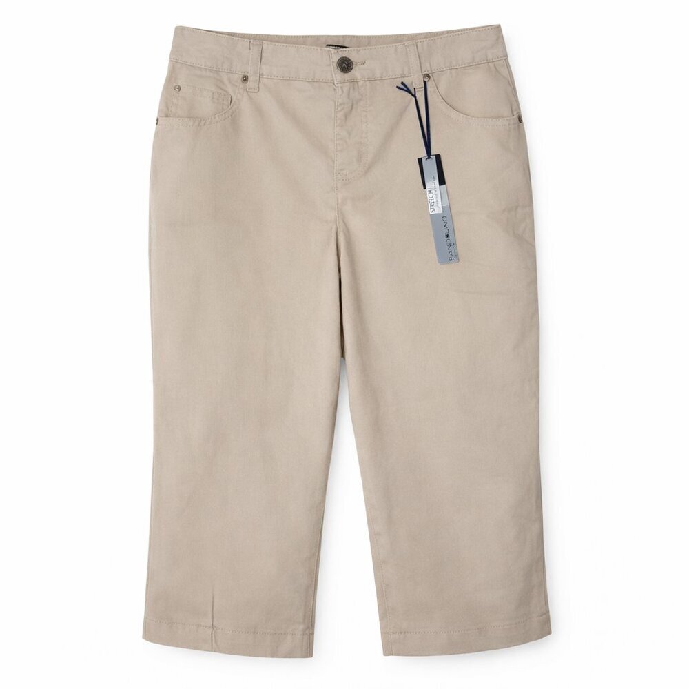 BANDOLINO Mandie Tan Capri Pants Size 6